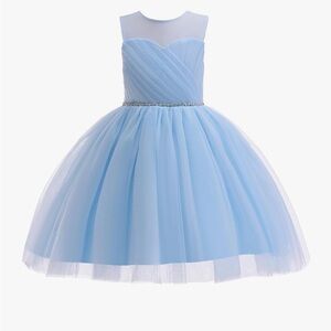 Glamulice Flower Girls Vintage Rhinestones Tulle Tutu Dress